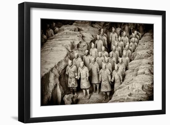 China 10MKm2 Collection - Terracotta Warriors-Philippe Hugonnard-Framed Photographic Print