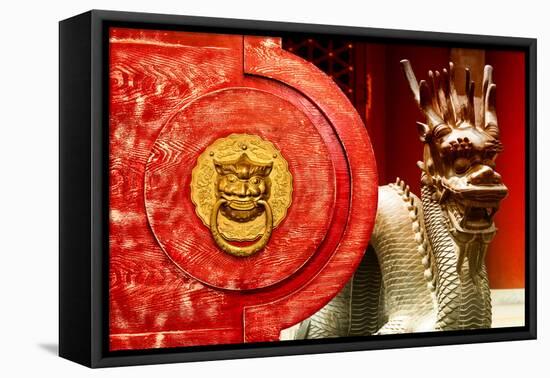 China 10MKm2 Collection - The Door God - Dragon-Philippe Hugonnard-Framed Premier Image Canvas