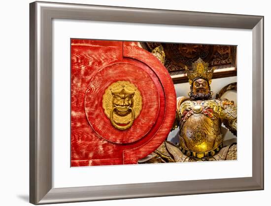 China 10MKm2 Collection - The Door God - Guardian of the Temple-Philippe Hugonnard-Framed Photographic Print
