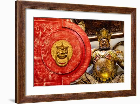 China 10MKm2 Collection - The Door God - Guardian of the Temple-Philippe Hugonnard-Framed Photographic Print