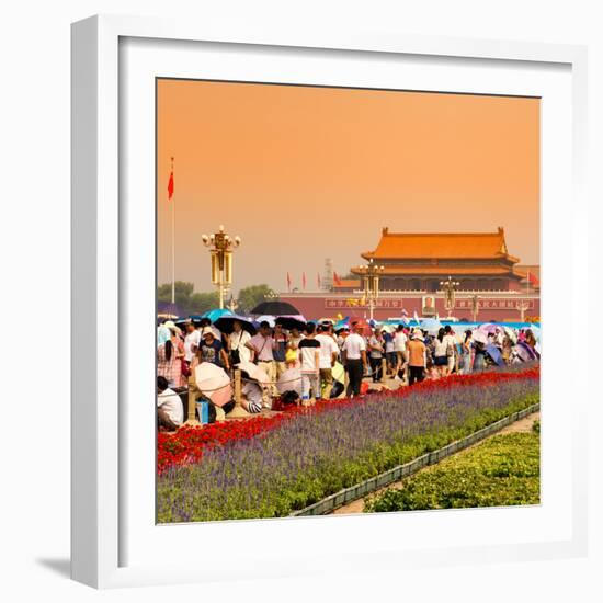 China 10MKm2 Collection - Tiananmen Square-Philippe Hugonnard-Framed Photographic Print