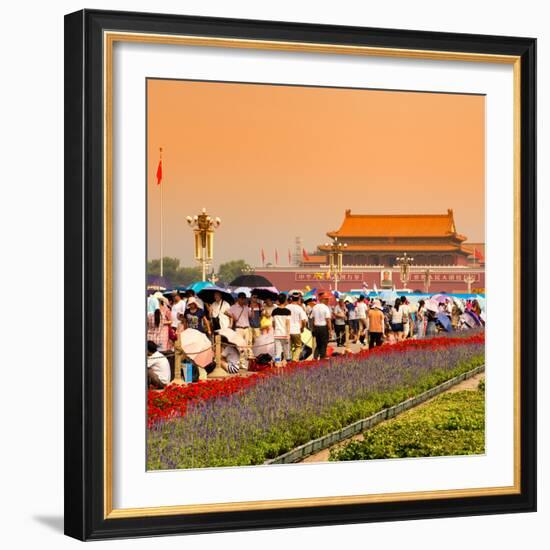 China 10MKm2 Collection - Tiananmen Square-Philippe Hugonnard-Framed Photographic Print