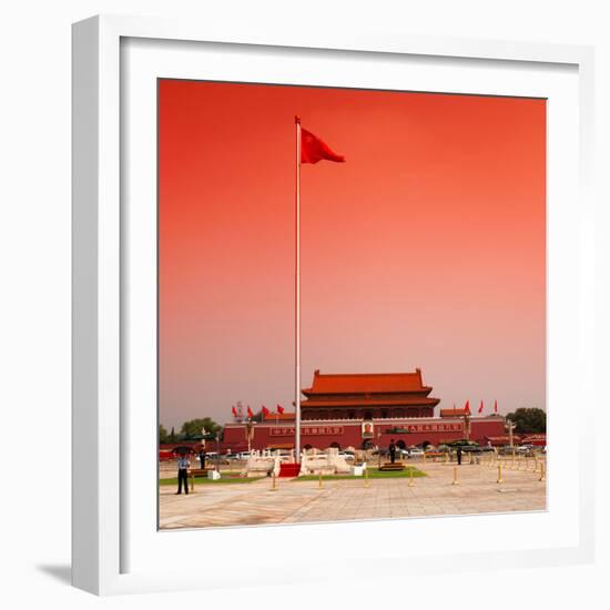 China 10MKm2 Collection - Tiananmen Square-Philippe Hugonnard-Framed Photographic Print