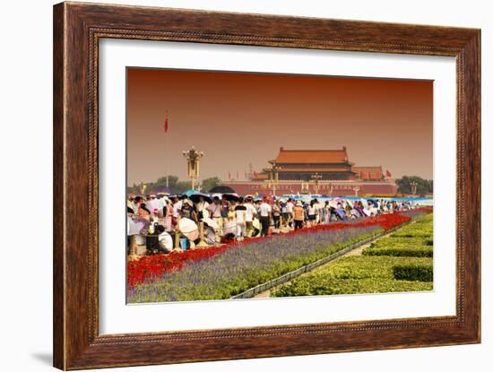 China 10MKm2 Collection - Tiananmen Square-Philippe Hugonnard-Framed Photographic Print