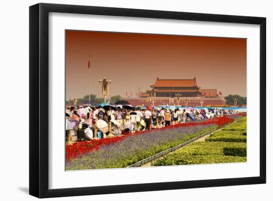 China 10MKm2 Collection - Tiananmen Square-Philippe Hugonnard-Framed Photographic Print