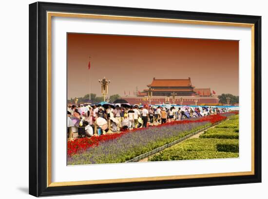 China 10MKm2 Collection - Tiananmen Square-Philippe Hugonnard-Framed Photographic Print