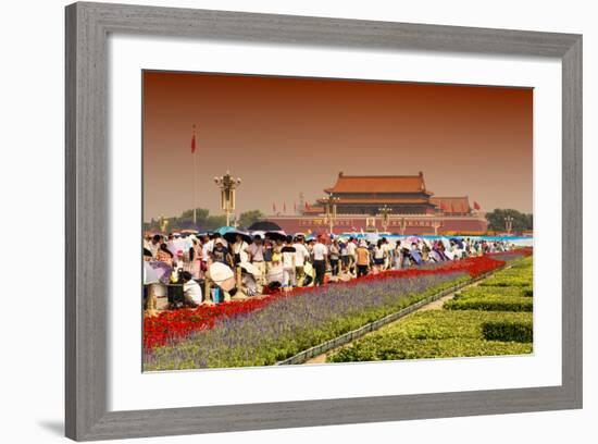 China 10MKm2 Collection - Tiananmen Square-Philippe Hugonnard-Framed Photographic Print