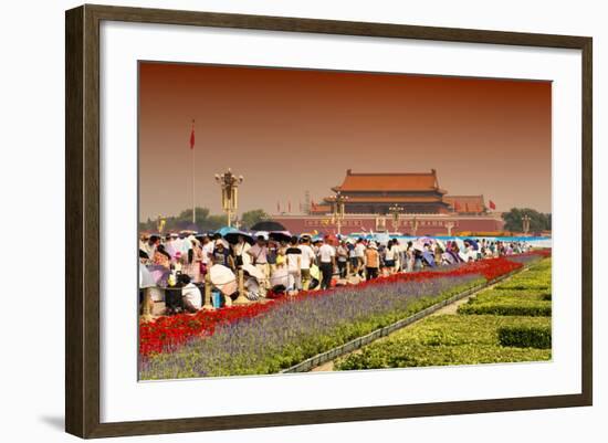 China 10MKm2 Collection - Tiananmen Square-Philippe Hugonnard-Framed Photographic Print