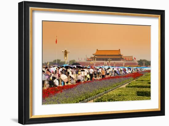 China 10MKm2 Collection - Tiananmen Square-Philippe Hugonnard-Framed Photographic Print