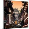 China 10MKm2 Collection - Traditional Architecture in Yuyuan Garden - Shanghai-Philippe Hugonnard-Mounted Photographic Print