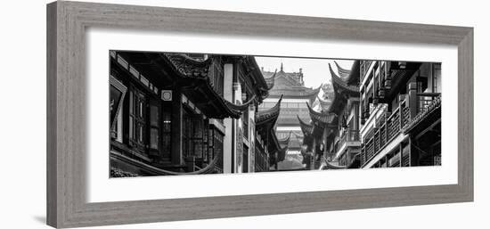 China 10MKm2 Collection - Traditional Architecture in Yuyuan Garden - Shanghai-Philippe Hugonnard-Framed Photographic Print