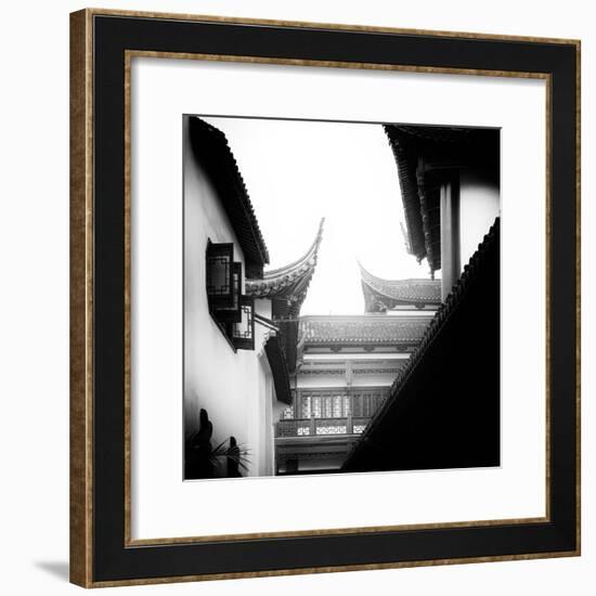 China 10MKm2 Collection - Traditional Architecture in Yuyuan Garden - Shanghai-Philippe Hugonnard-Framed Photographic Print