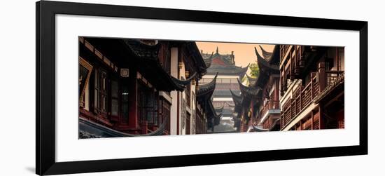 China 10MKm2 Collection - Traditional Architecture in Yuyuan Garden - Shanghai-Philippe Hugonnard-Framed Photographic Print