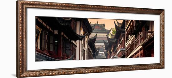 China 10MKm2 Collection - Traditional Architecture in Yuyuan Garden - Shanghai-Philippe Hugonnard-Framed Photographic Print