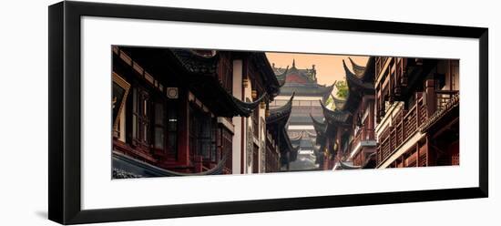 China 10MKm2 Collection - Traditional Architecture in Yuyuan Garden - Shanghai-Philippe Hugonnard-Framed Photographic Print