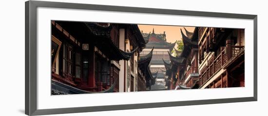 China 10MKm2 Collection - Traditional Architecture in Yuyuan Garden - Shanghai-Philippe Hugonnard-Framed Photographic Print