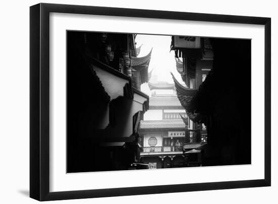 China 10MKm2 Collection - Traditional Architecture in Yuyuan Garden - Shanghai-Philippe Hugonnard-Framed Photographic Print