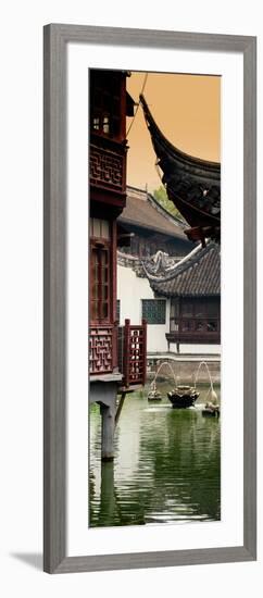 China 10MKm2 Collection - Traditional Architecture in Yuyuan Garden - Shanghai-Philippe Hugonnard-Framed Photographic Print