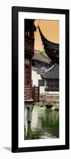 China 10MKm2 Collection - Traditional Architecture in Yuyuan Garden - Shanghai-Philippe Hugonnard-Framed Photographic Print