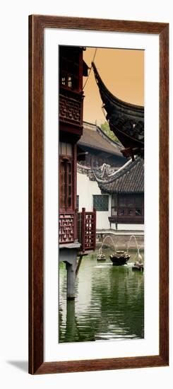 China 10MKm2 Collection - Traditional Architecture in Yuyuan Garden - Shanghai-Philippe Hugonnard-Framed Photographic Print