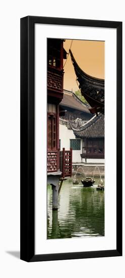 China 10MKm2 Collection - Traditional Architecture in Yuyuan Garden - Shanghai-Philippe Hugonnard-Framed Photographic Print