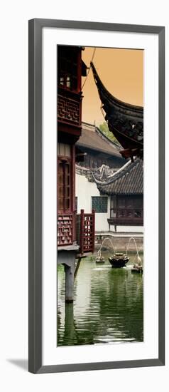 China 10MKm2 Collection - Traditional Architecture in Yuyuan Garden - Shanghai-Philippe Hugonnard-Framed Photographic Print