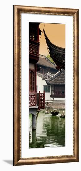 China 10MKm2 Collection - Traditional Architecture in Yuyuan Garden - Shanghai-Philippe Hugonnard-Framed Photographic Print