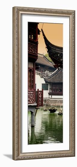 China 10MKm2 Collection - Traditional Architecture in Yuyuan Garden - Shanghai-Philippe Hugonnard-Framed Photographic Print