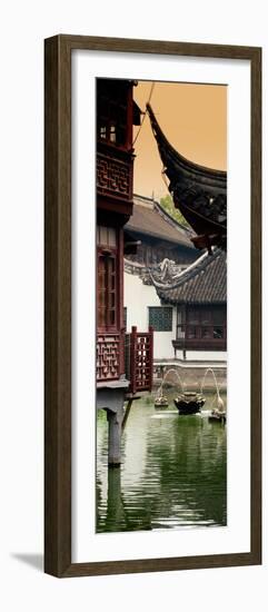 China 10MKm2 Collection - Traditional Architecture in Yuyuan Garden - Shanghai-Philippe Hugonnard-Framed Photographic Print