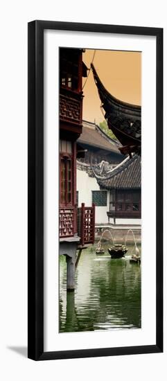 China 10MKm2 Collection - Traditional Architecture in Yuyuan Garden - Shanghai-Philippe Hugonnard-Framed Photographic Print