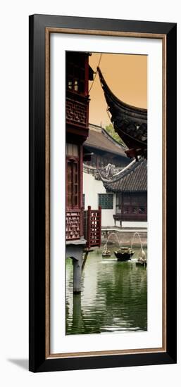 China 10MKm2 Collection - Traditional Architecture in Yuyuan Garden - Shanghai-Philippe Hugonnard-Framed Photographic Print