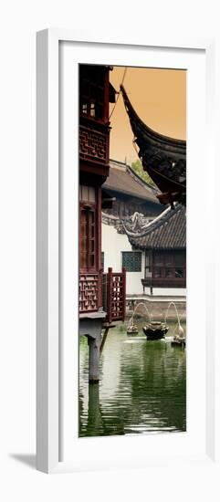 China 10MKm2 Collection - Traditional Architecture in Yuyuan Garden - Shanghai-Philippe Hugonnard-Framed Photographic Print