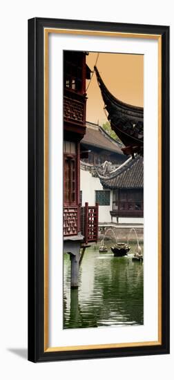 China 10MKm2 Collection - Traditional Architecture in Yuyuan Garden - Shanghai-Philippe Hugonnard-Framed Photographic Print