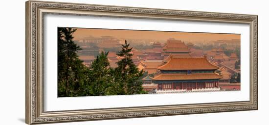 China 10MKm2 Collection - View of the roofs of Forbidden City-Philippe Hugonnard-Framed Photographic Print