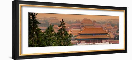 China 10MKm2 Collection - View of the roofs of Forbidden City-Philippe Hugonnard-Framed Photographic Print