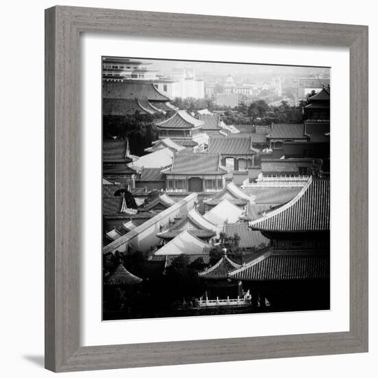 China 10MKm2 Collection - View of the roofs of Forbidden City-Philippe Hugonnard-Framed Photographic Print