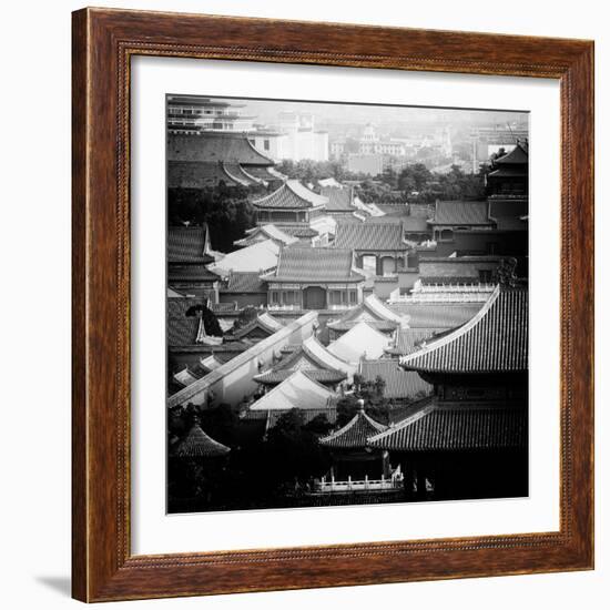 China 10MKm2 Collection - View of the roofs of Forbidden City-Philippe Hugonnard-Framed Photographic Print