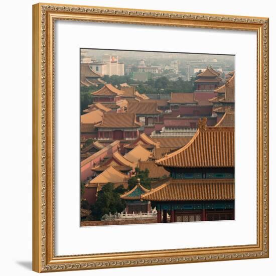 China 10MKm2 Collection - View of the roofs of Forbidden City-Philippe Hugonnard-Framed Photographic Print