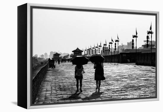 China 10MKm2 Collection - Walk on the City Walls at sunset - Xi'an City-Philippe Hugonnard-Framed Premier Image Canvas