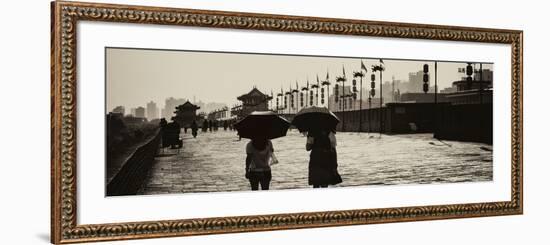 China 10MKm2 Collection - Walk on the City Walls - Xi'an City-Philippe Hugonnard-Framed Photographic Print