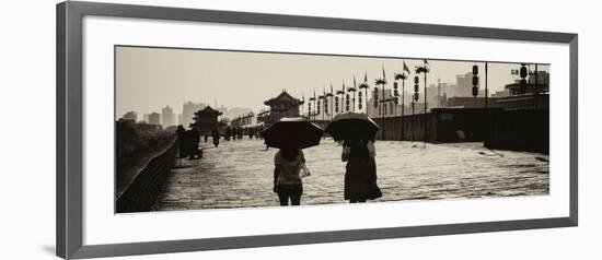 China 10MKm2 Collection - Walk on the City Walls - Xi'an City-Philippe Hugonnard-Framed Photographic Print