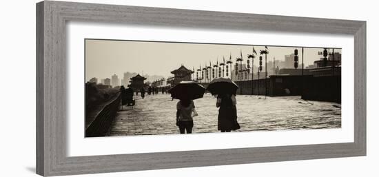 China 10MKm2 Collection - Walk on the City Walls - Xi'an City-Philippe Hugonnard-Framed Photographic Print