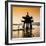 China 10MKm2 Collection - Water Pavilion at sunset-Philippe Hugonnard-Framed Photographic Print