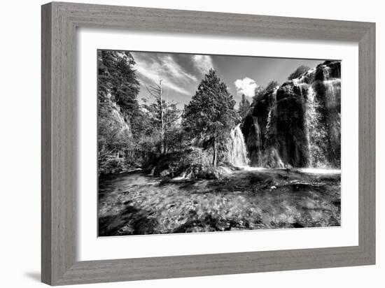 China 10MKm2 Collection - Waterfalls in the Jiuzhaigou National Park-Philippe Hugonnard-Framed Photographic Print