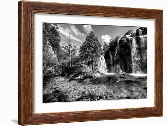 China 10MKm2 Collection - Waterfalls in the Jiuzhaigou National Park-Philippe Hugonnard-Framed Photographic Print