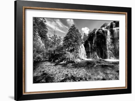 China 10MKm2 Collection - Waterfalls in the Jiuzhaigou National Park-Philippe Hugonnard-Framed Photographic Print