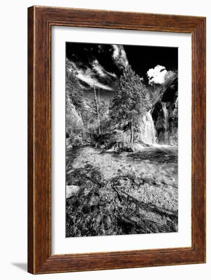 China 10MKm2 Collection - Waterfalls in the Jiuzhaigou National Park-Philippe Hugonnard-Framed Photographic Print