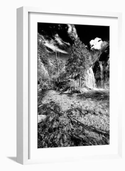 China 10MKm2 Collection - Waterfalls in the Jiuzhaigou National Park-Philippe Hugonnard-Framed Photographic Print