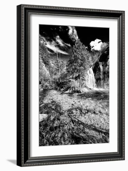 China 10MKm2 Collection - Waterfalls in the Jiuzhaigou National Park-Philippe Hugonnard-Framed Photographic Print