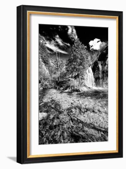 China 10MKm2 Collection - Waterfalls in the Jiuzhaigou National Park-Philippe Hugonnard-Framed Photographic Print